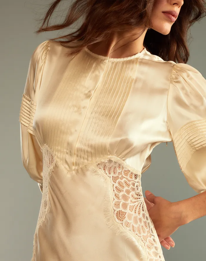 Women Cynthia Rowley Dresses Lure Lace Dress Ivory Women Cynthia Rowley Dresses Lure Lace Dress Ivory