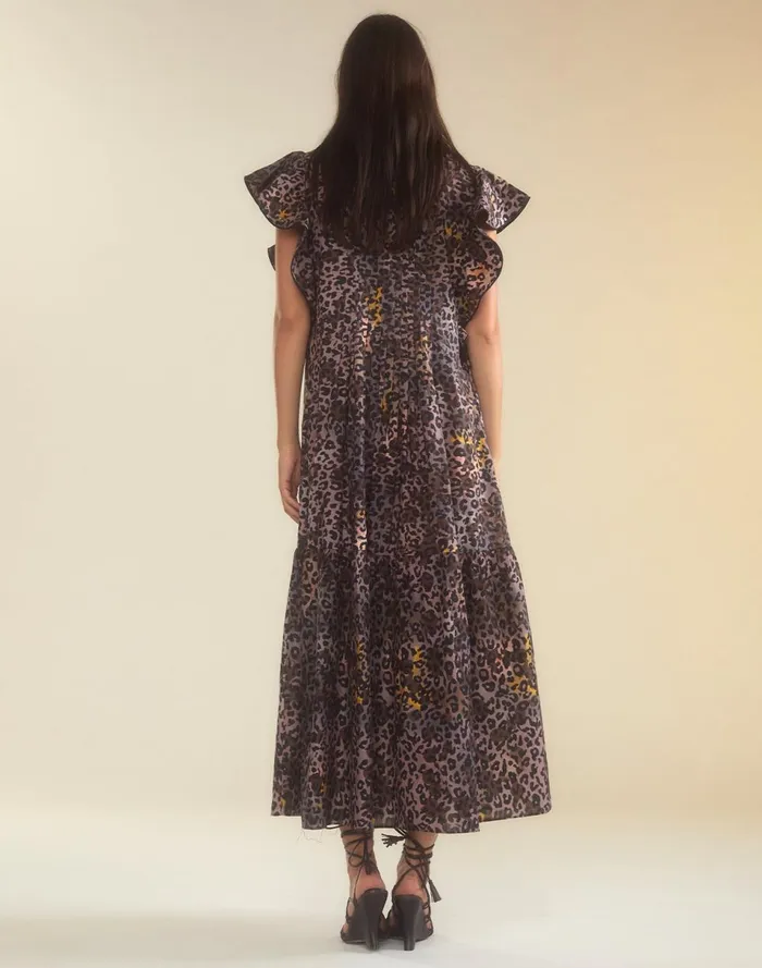 Women Cynthia Rowley Dresses Malta Kaftan Leopd Women Cynthia Rowley Dresses Malta Kaftan Leopd