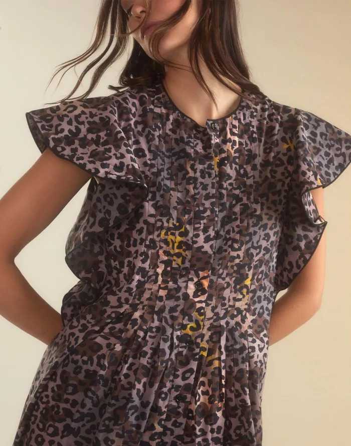 Women Cynthia Rowley Dresses Malta Kaftan Leopd Women Cynthia Rowley Dresses Malta Kaftan Leopd