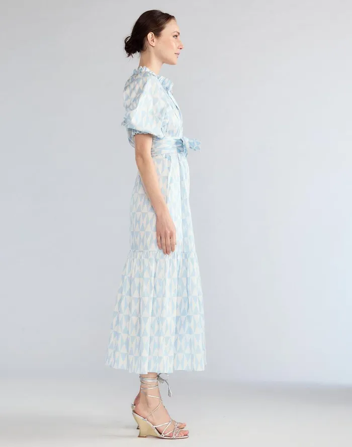 Women Cynthia Rowley Dresses Montauk Cotton Dress Bluwht Women Cynthia Rowley Dresses Montauk Cotton Dress Bluwht