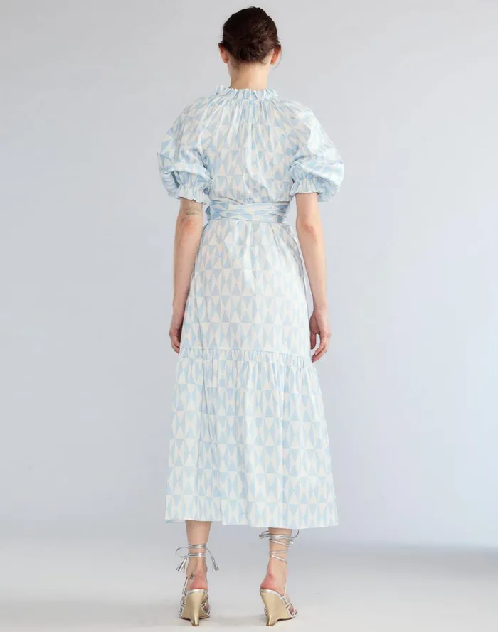 Women Cynthia Rowley Dresses Montauk Cotton Dress Bluwht Women Cynthia Rowley Dresses Montauk Cotton Dress Bluwht