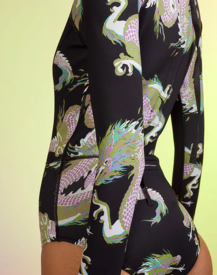 Women Cynthia Rowley Swim Dragon Wetsuit Black Women Cynthia Rowley Swim Dragon Wetsuit Black