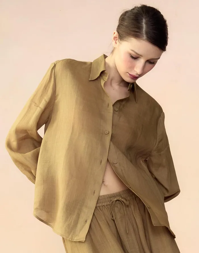 Women Cynthia Rowley Tops Baleira Blouse Gldylw