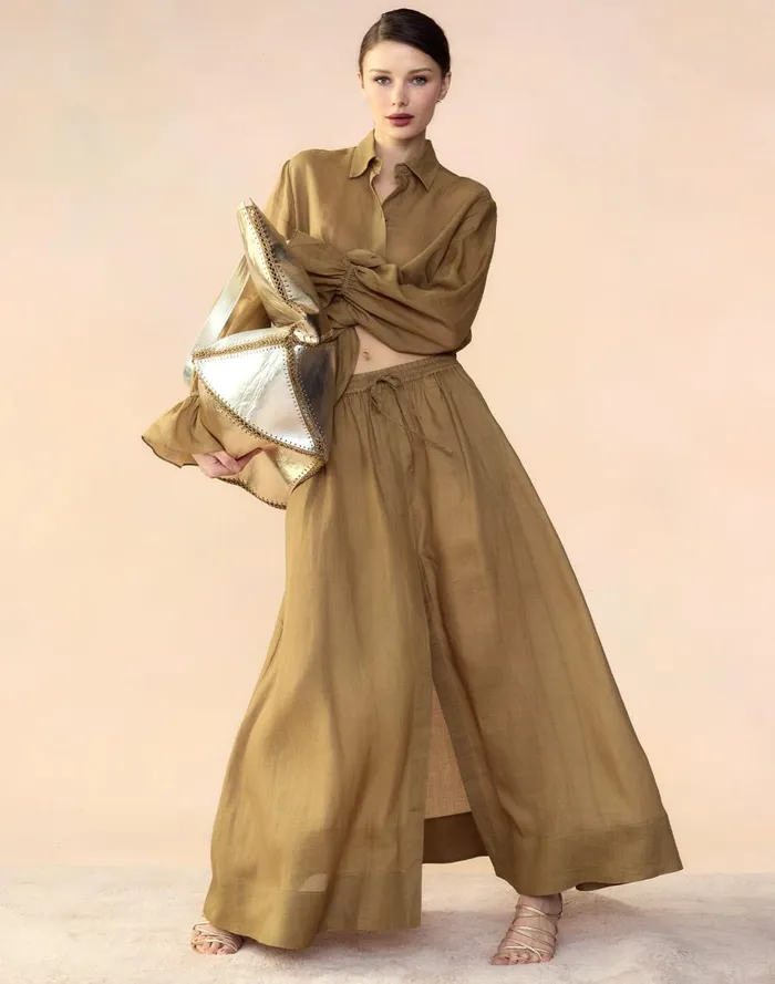 Women Cynthia Rowley Tops Baleira Blouse Gldylw