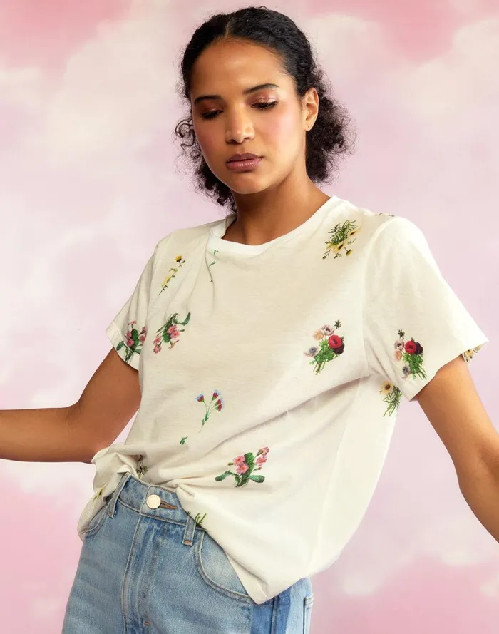 Women Cynthia Rowley Tops Everyday Tees White