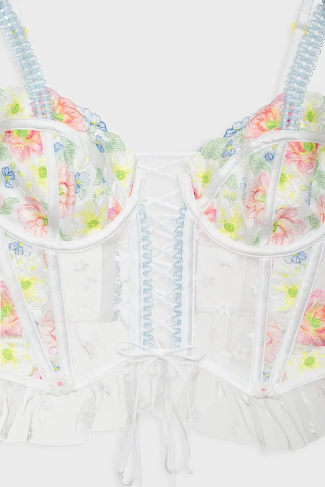 Women Daisy Blossom Bustier Multi For Love and Lemons Lingerie Women Daisy Blossom Bustier Multi For Love and Lemons Lingerie