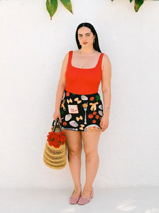 Women Darcy Skort Buon Appetito Black Bottoms Lisa Says Gah