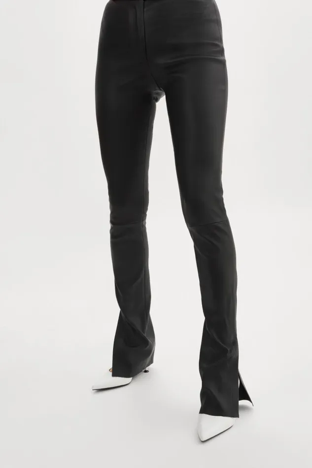 Women DAWN Stretch Leather Pants Black LAMARQUE Pants and Shorts Women DAWN Stretch Leather Pants Black LAMARQUE Pants and Shorts