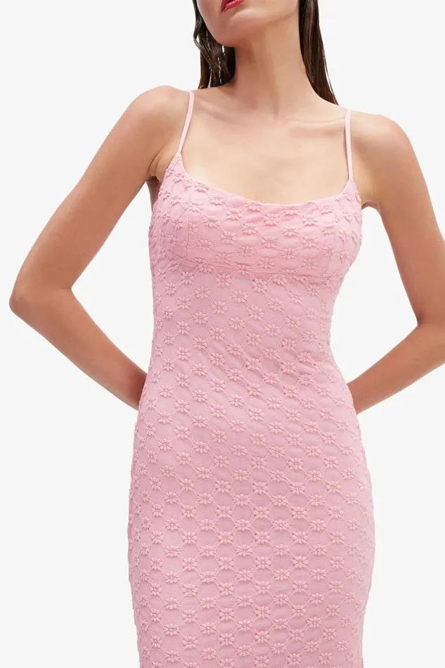 Women Day To Night Dresses Bardot Adoni Mesh Midi Dress In Lili Pink Lili Pink Women Day To Night Dresses Bardot Adoni Mesh Midi Dress In Lili Pink Lili Pink