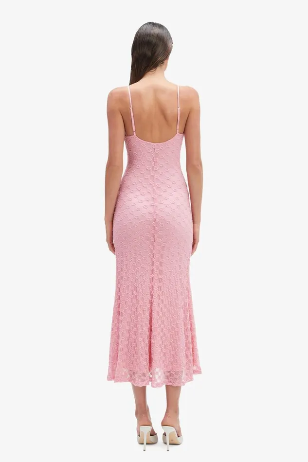 Women Day To Night Dresses Bardot Adoni Mesh Midi Dress In Lili Pink Lili Pink Women Day To Night Dresses Bardot Adoni Mesh Midi Dress In Lili Pink Lili Pink