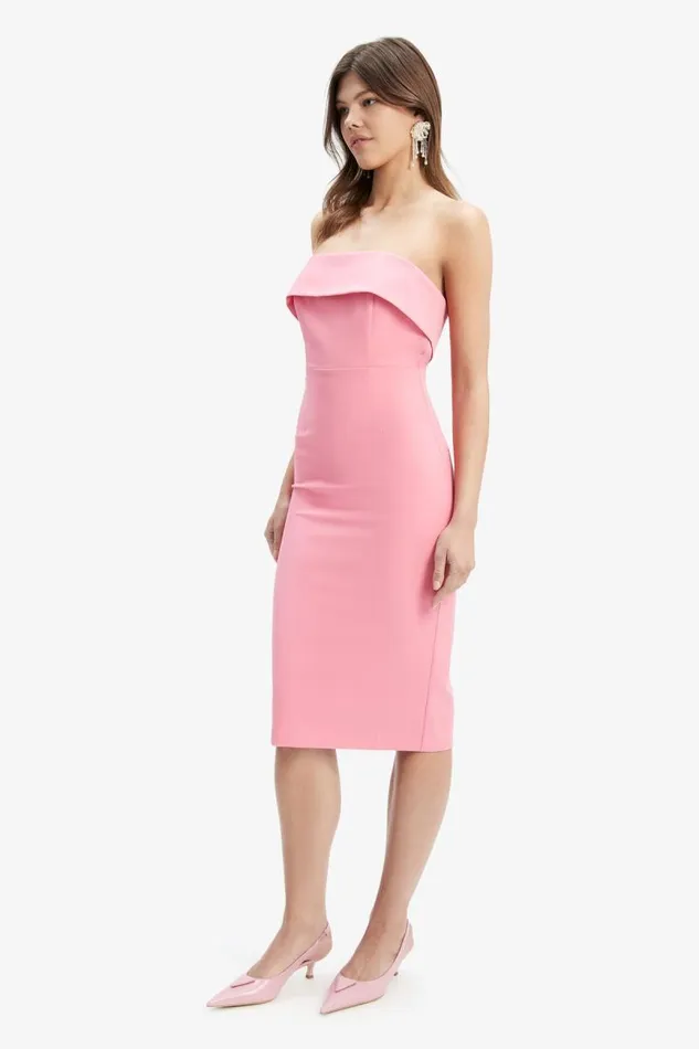 Women Day To Night Dresses Bardot Georgia Dress In Candy Pink Candy Pink Women Day To Night Dresses Bardot Georgia Dress In Candy Pink Candy Pink
