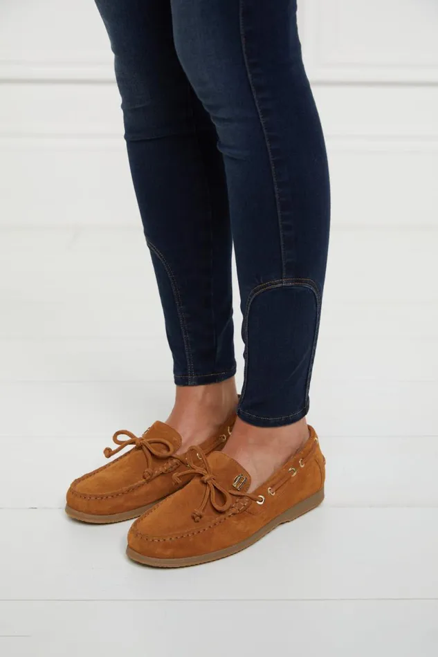 Women Deck Shoe Tan Holland Cooper Loafers Women Deck Shoe Tan Holland Cooper Loafers