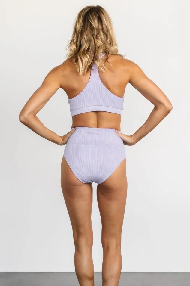 Women Del Mar Ribbed Bikini Bottom Lilac Baltic Born Bikini Women Del Mar Ribbed Bikini Bottom Lilac Baltic Born Bikini
