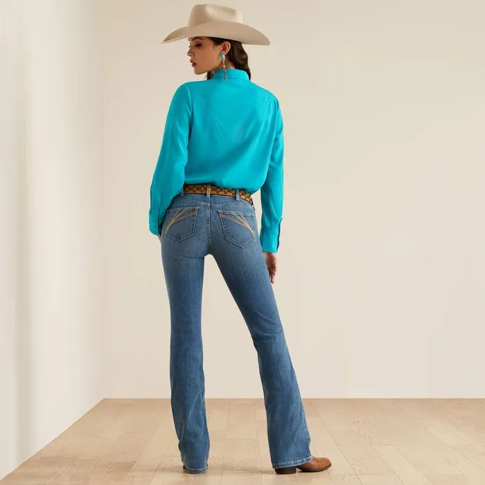 Women Denim Ariat Arrow Fit Perfect Rise Lili Boot Cut Jeans Maine Women Denim Ariat Arrow Fit Perfect Rise Lili Boot Cut Jeans Maine