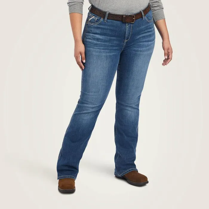 Women Denim Ariat Rebar Riveter Boot Cut Jean Malibu Women Denim Ariat Rebar Riveter Boot Cut Jean Malibu