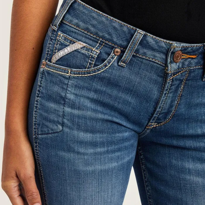 Women Denim Ariat Rebar Riveter Boot Cut Jean Malibu Women Denim Ariat Rebar Riveter Boot Cut Jean Malibu