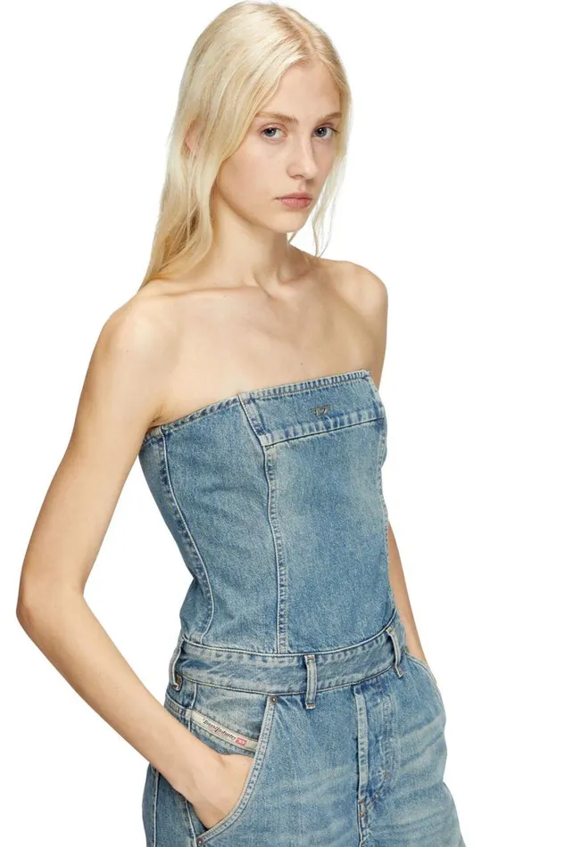 Women Diesel Dresses DEBRIDE Light Blue Women Diesel Dresses DEBRIDE Light Blue