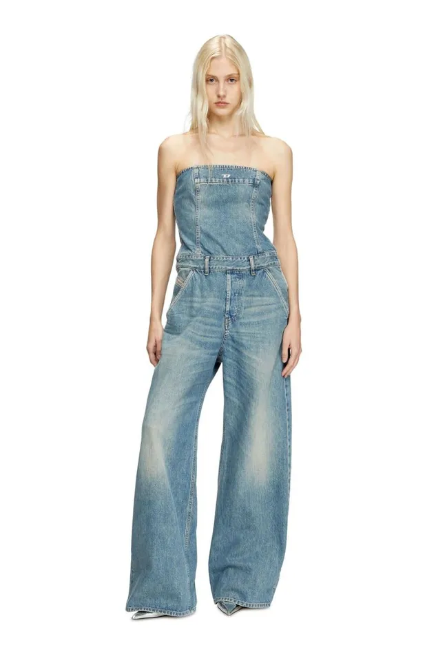 Women Diesel Dresses DEBRIDE Light Blue Women Diesel Dresses DEBRIDE Light Blue