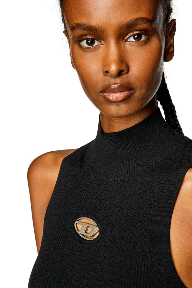 Women Diesel Dresses MONERVAX Black Women Diesel Dresses MONERVAX Black