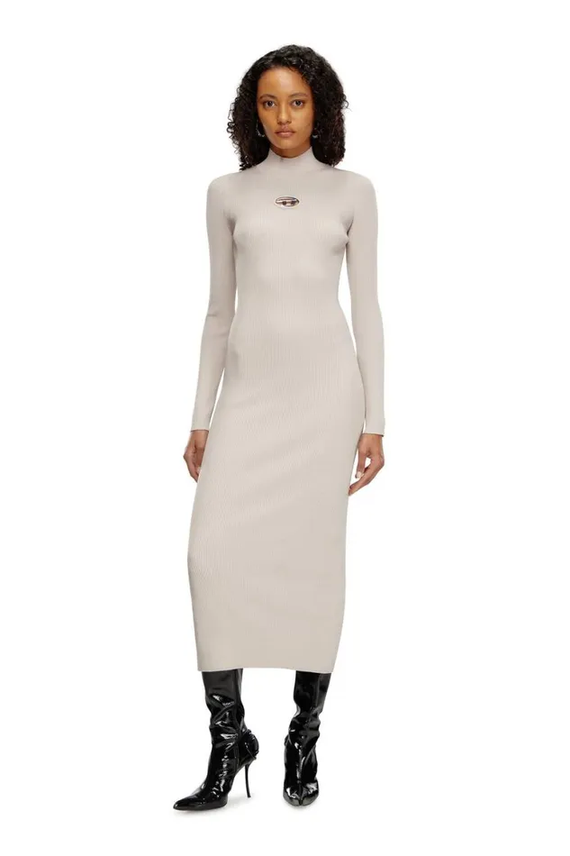 Women Diesel Dresses MZARYB Light Grey Women Diesel Dresses MZARYB Light Grey