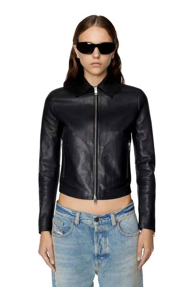 Women Diesel Jackets LMELIANW Black