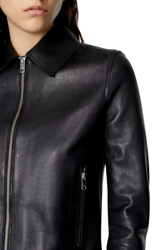 Women Diesel Jackets LMELIANW Black