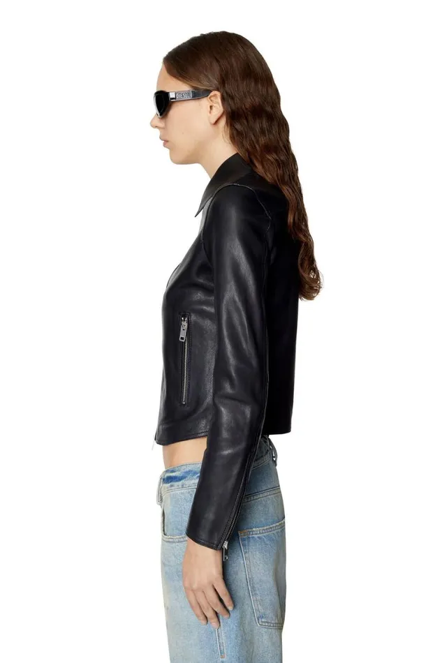 Women Diesel Jackets LMELIANW Black