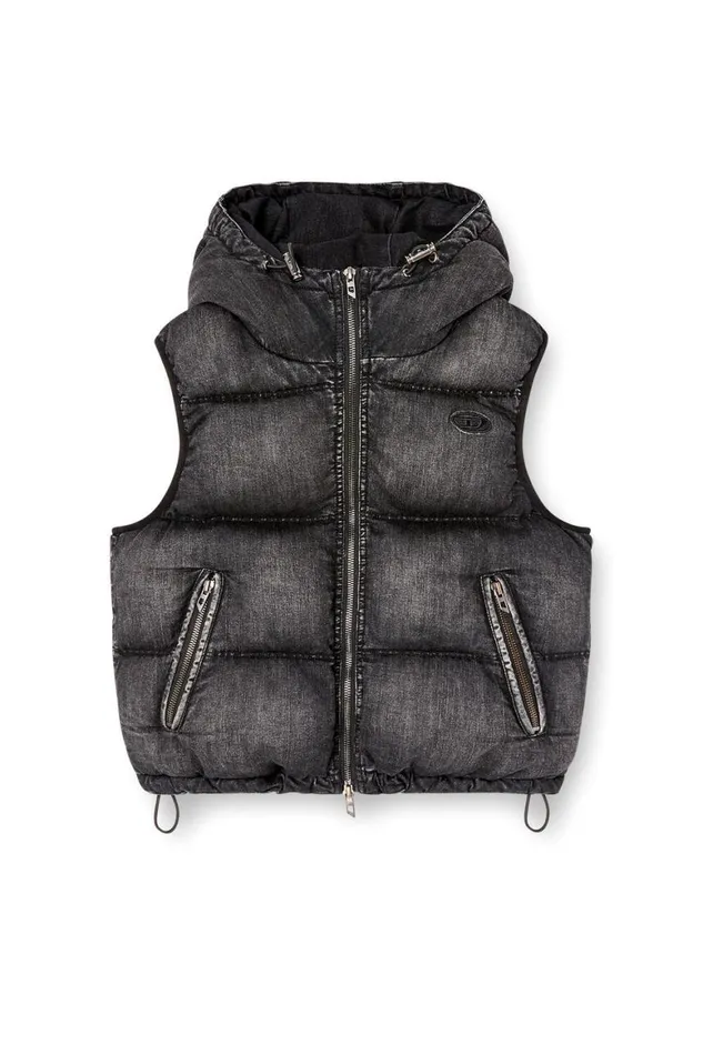 Women Diesel Jackets WHOPPER Black Women Diesel Jackets WHOPPER Black
