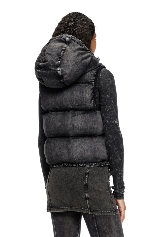 Women Diesel Jackets WHOPPER Black Women Diesel Jackets WHOPPER Black