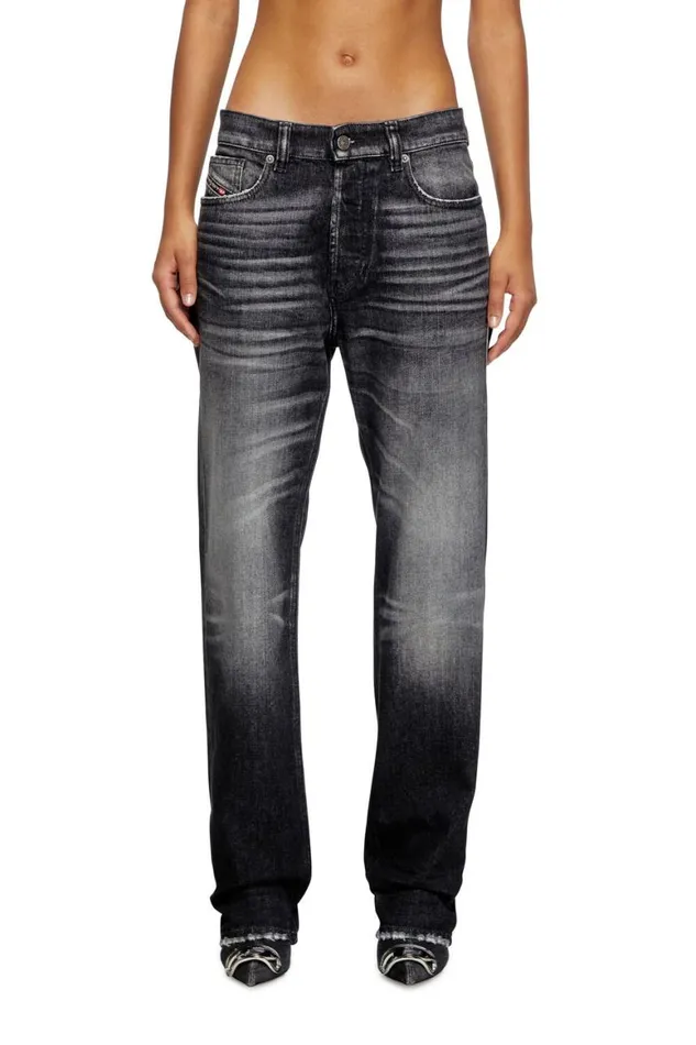 Women Diesel Jeans Regular Jeans 1988 DArk 09L50 Blackdark Grey Women Diesel Jeans Regular Jeans 1988 DArk 09L50 Blackdark Grey