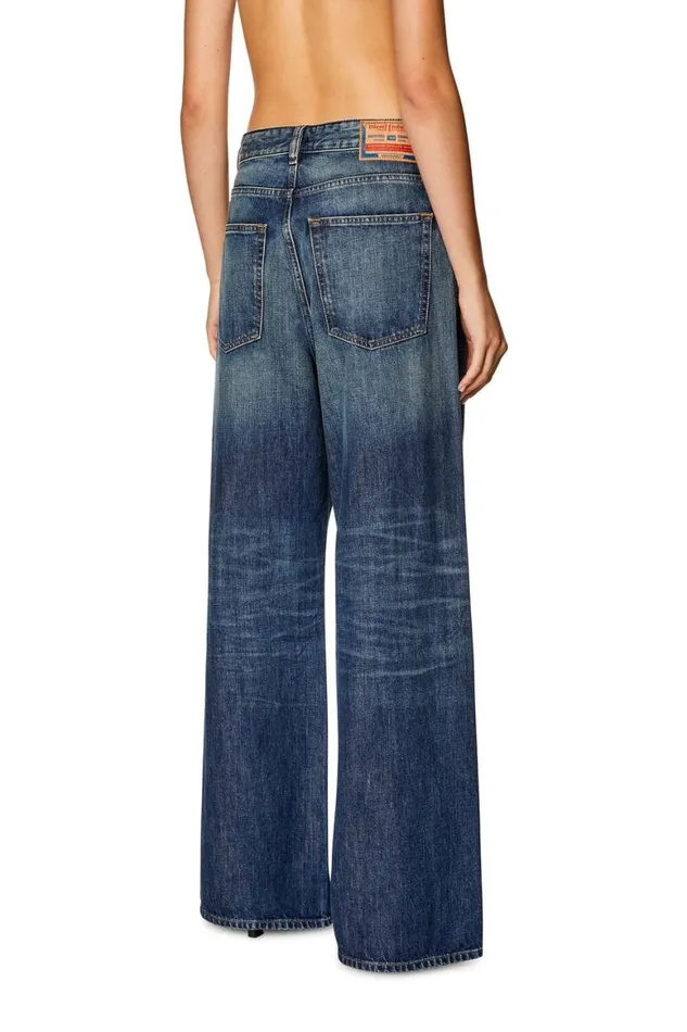 Women Diesel Jeans Relaxed Jeans 1996 DSire 09H59 Dark Blue