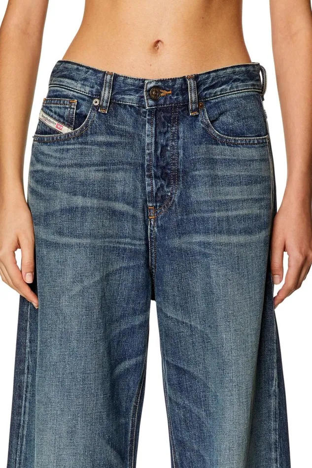 Women Diesel Jeans Relaxed Jeans 1996 DSire 09H59 Dark Blue