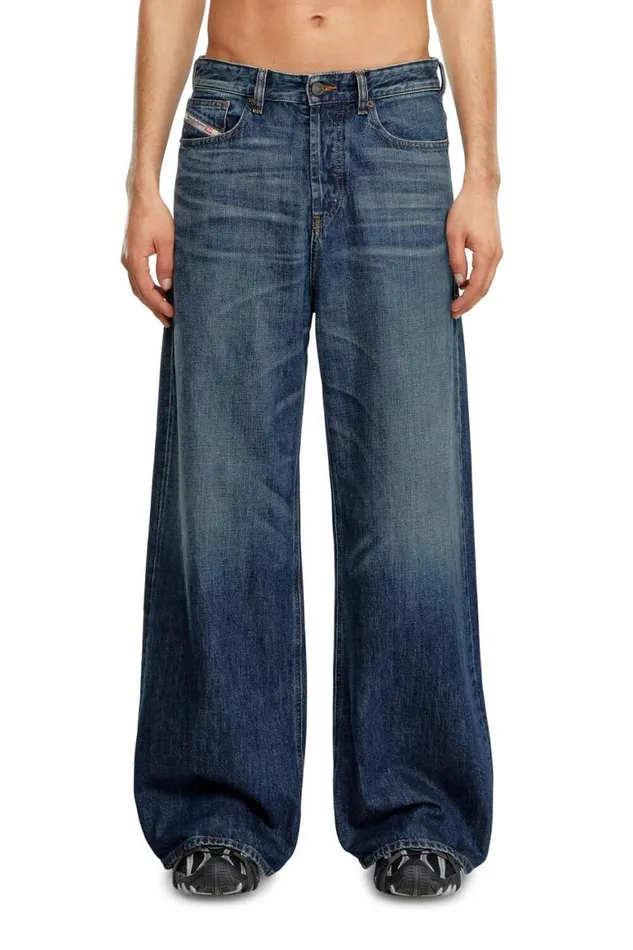 Women Diesel Jeans Relaxed Jeans 1996 DSire 09H59 Dark Blue