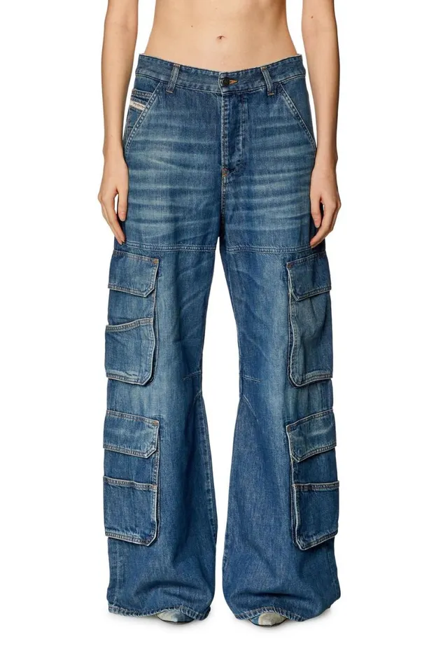 Women Diesel Jeans Relaxed Jeans 1996 DSire 0NJAN Light Blue Women Diesel Jeans Relaxed Jeans 1996 DSire 0NJAN Light Blue