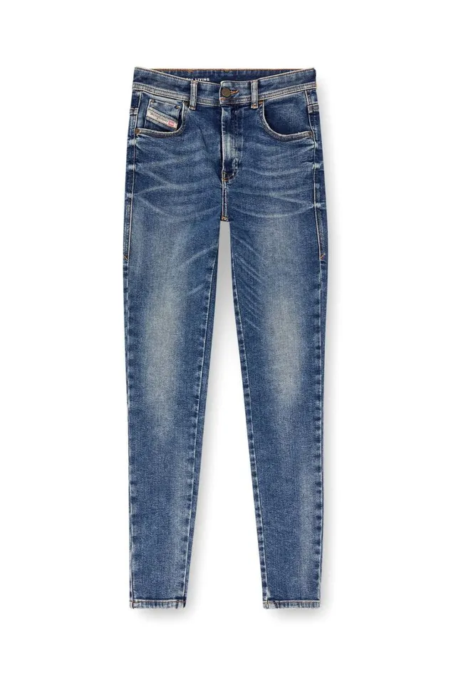 Women Diesel Jeans Skinny Jeans 1984 SlandyHigh 007Y9 Medium Blue