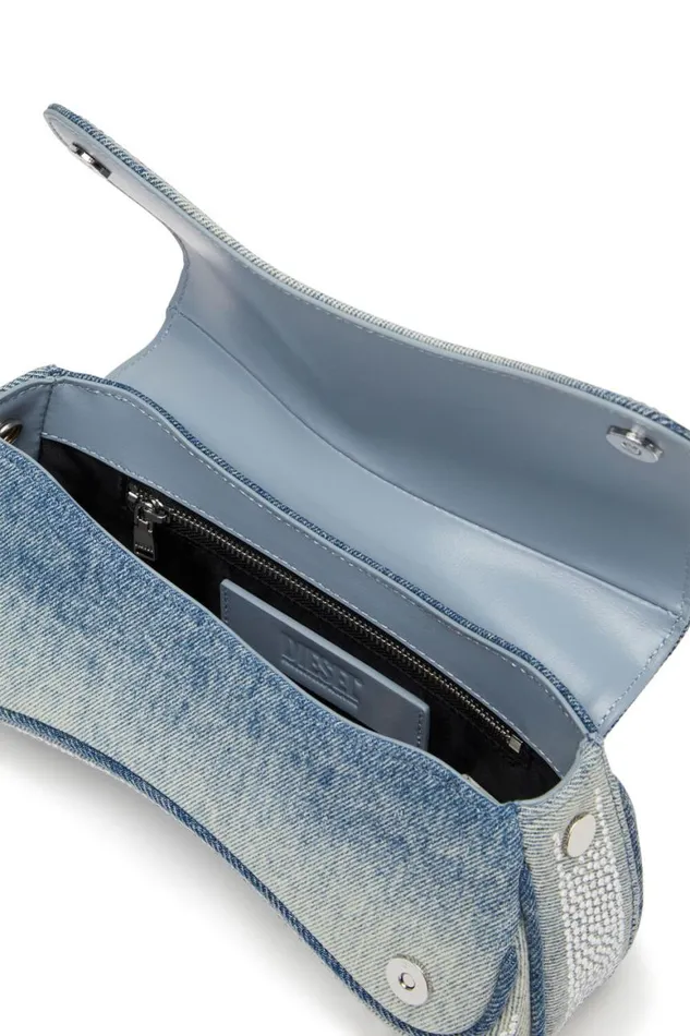 Women Diesel Play Bags PLAY CLUTCH Light Blue Women Diesel Play Bags PLAY CLUTCH Light Blue