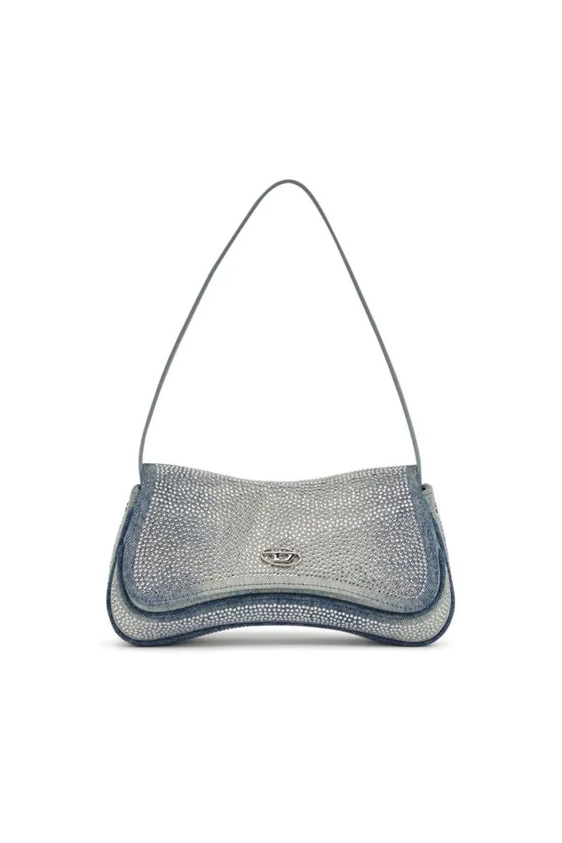 Women Diesel Play Bags PLAY CLUTCH Light Blue Women Diesel Play Bags PLAY CLUTCH Light Blue