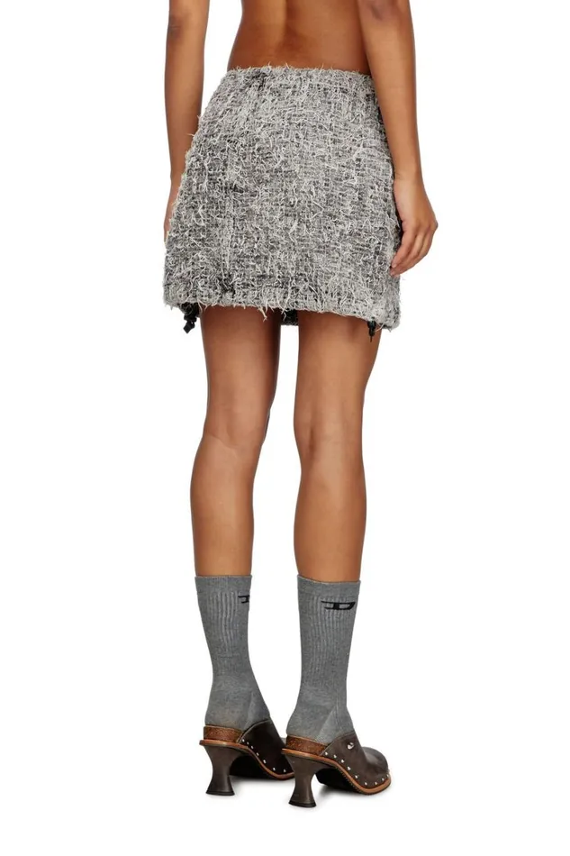 Women Diesel Skirts DEMINIS Grey Women Diesel Skirts DEMINIS Grey