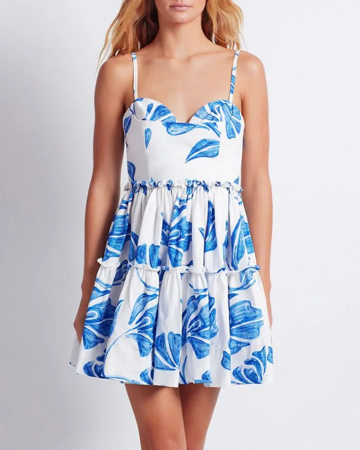 Women Dresses and Jumpsuits PatBO Nightflower Cotton Mini Dress FINAL SALE White