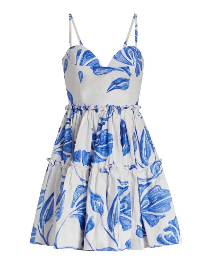 Women Dresses and Jumpsuits PatBO Nightflower Cotton Mini Dress FINAL SALE White