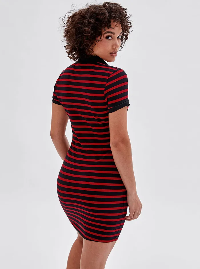 Women Dresses GUESS Guess Originals X Betty Boop Black Multi Polo Mini Dress Women Dresses GUESS Guess Originals X Betty Boop Black Multi Polo Mini Dress