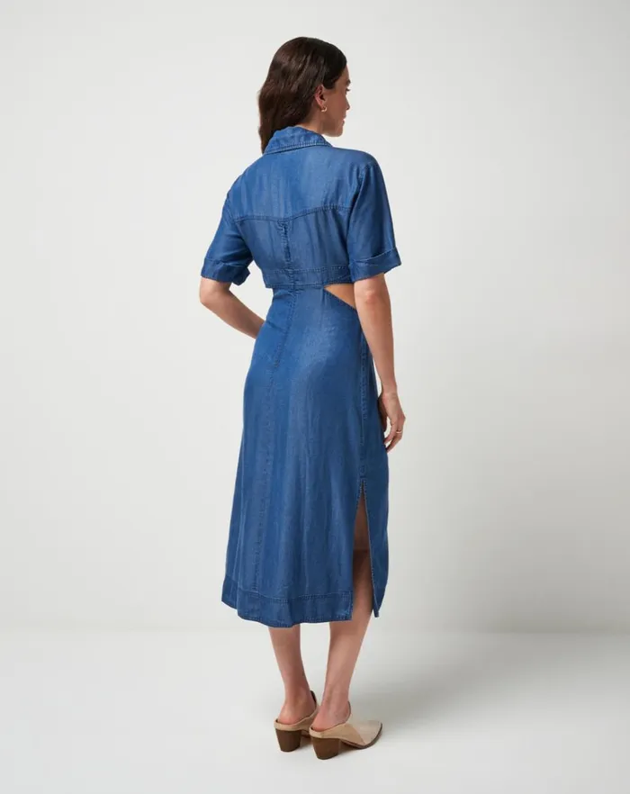 Women Dresses TravisMathew OLD HAVANA DRESS Copen Blue Women Dresses TravisMathew OLD HAVANA DRESS Copen Blue