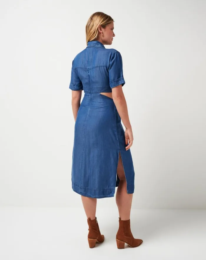 Women Dresses TravisMathew OLD HAVANA DRESS Copen Blue Women Dresses TravisMathew OLD HAVANA DRESS Copen Blue
