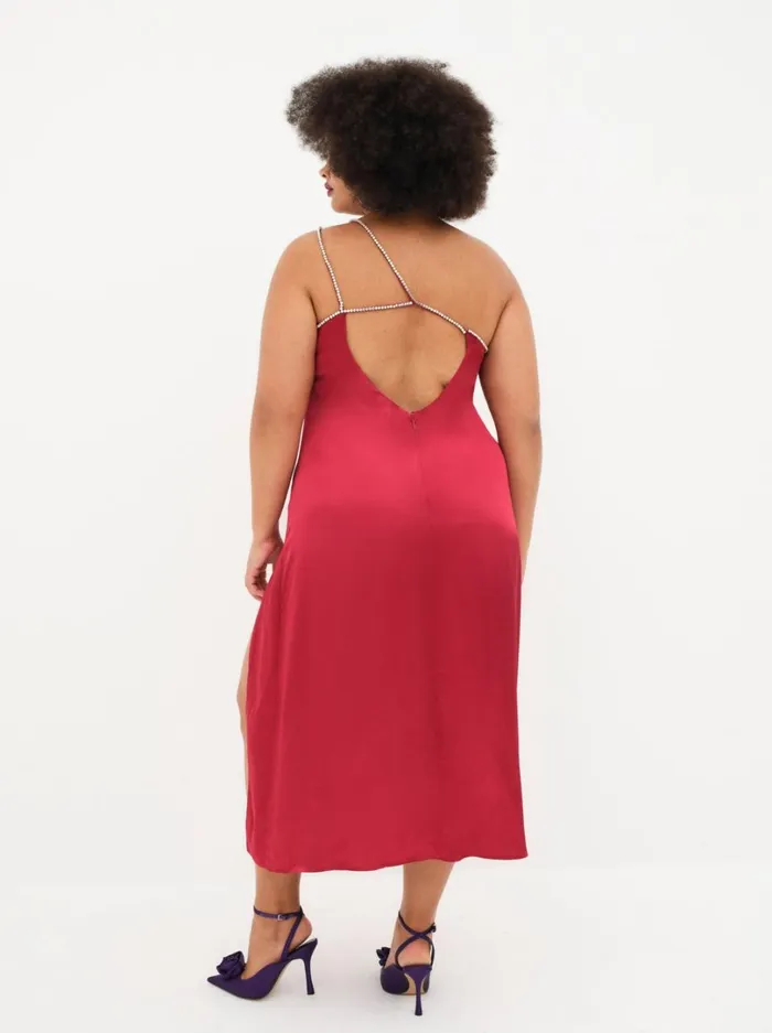 Women Elora Midi Dress Red For Love and Lemons Dresses
