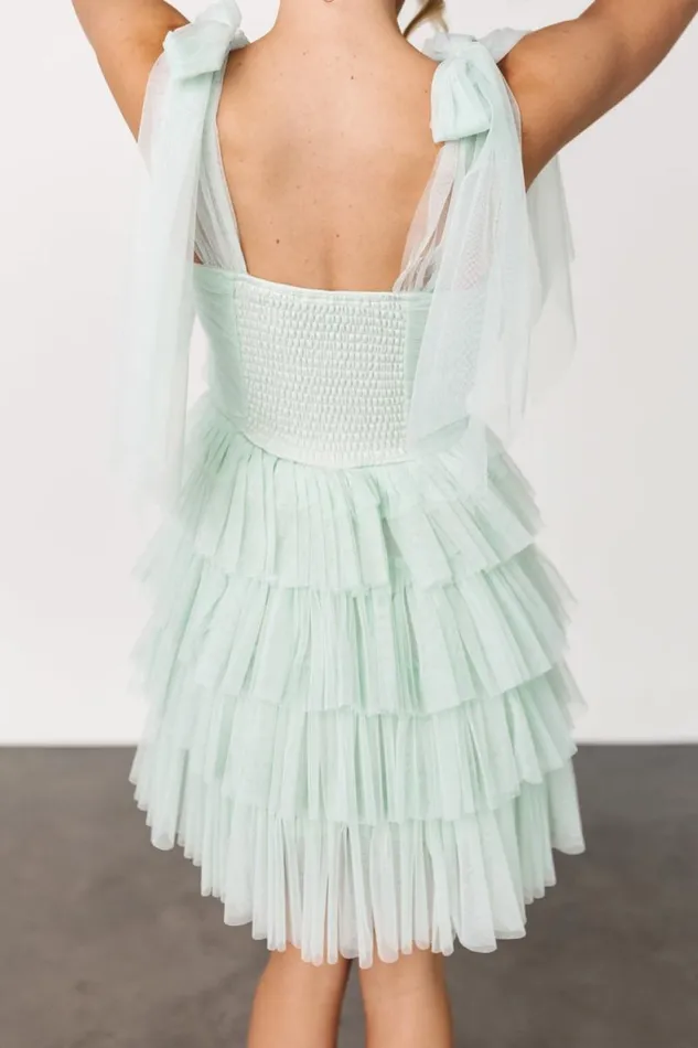 Women Ember Tulle Short Dress Mint Baltic Born Short Dresses