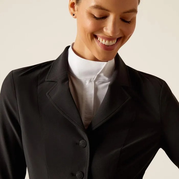 Women English Riding Ariat Artico 20 Show Coat Black Women English Riding Ariat Artico 20 Show Coat Black