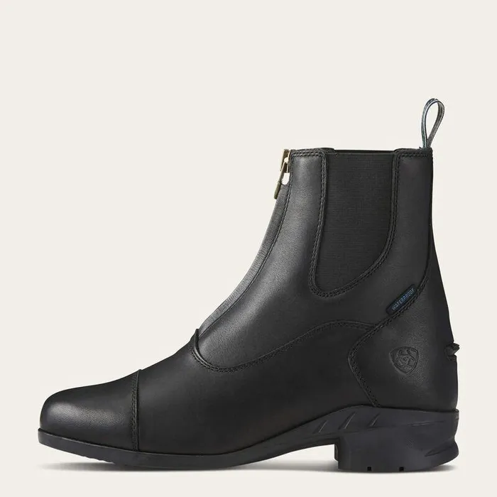 Women English Riding Boots Ariat Heritage IV Zip Waterproof Paddock Boot Black