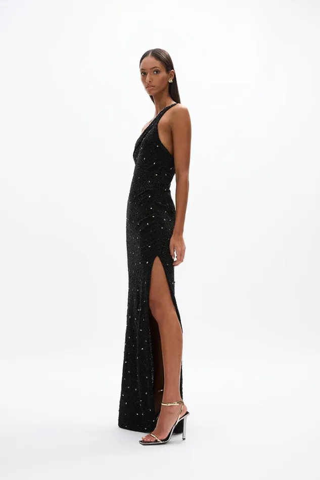 Women Evening Dresses Rachel Gilbert Kaito Gown Black Women Evening Dresses Rachel Gilbert Kaito Gown Black