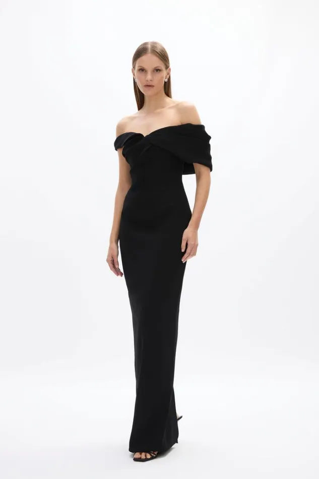 Women Evening Dresses Rachel Gilbert Mattie Gown Black