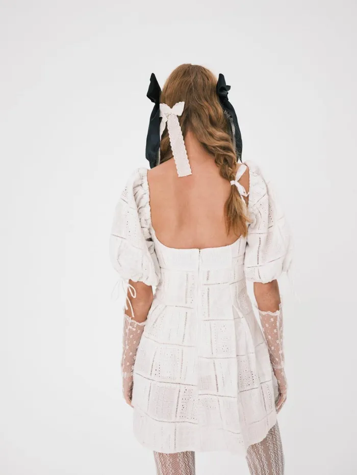 Women Everett Mini Dress White For Love and Lemons Dresses
